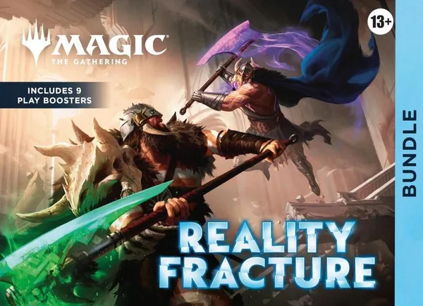 Reality Fracture Bundle box, marked 'includes 9 Play Boosters'